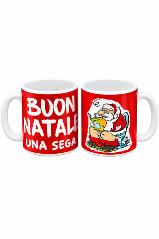 Tazza "Buon Natale una sega"